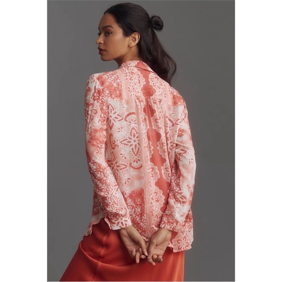 Anthropologie The Romy Relaxed Buttondown Shirt by Pilcro - Picture 3 of 8